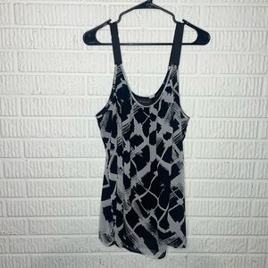 Lane Bryant Black And White Tank Top